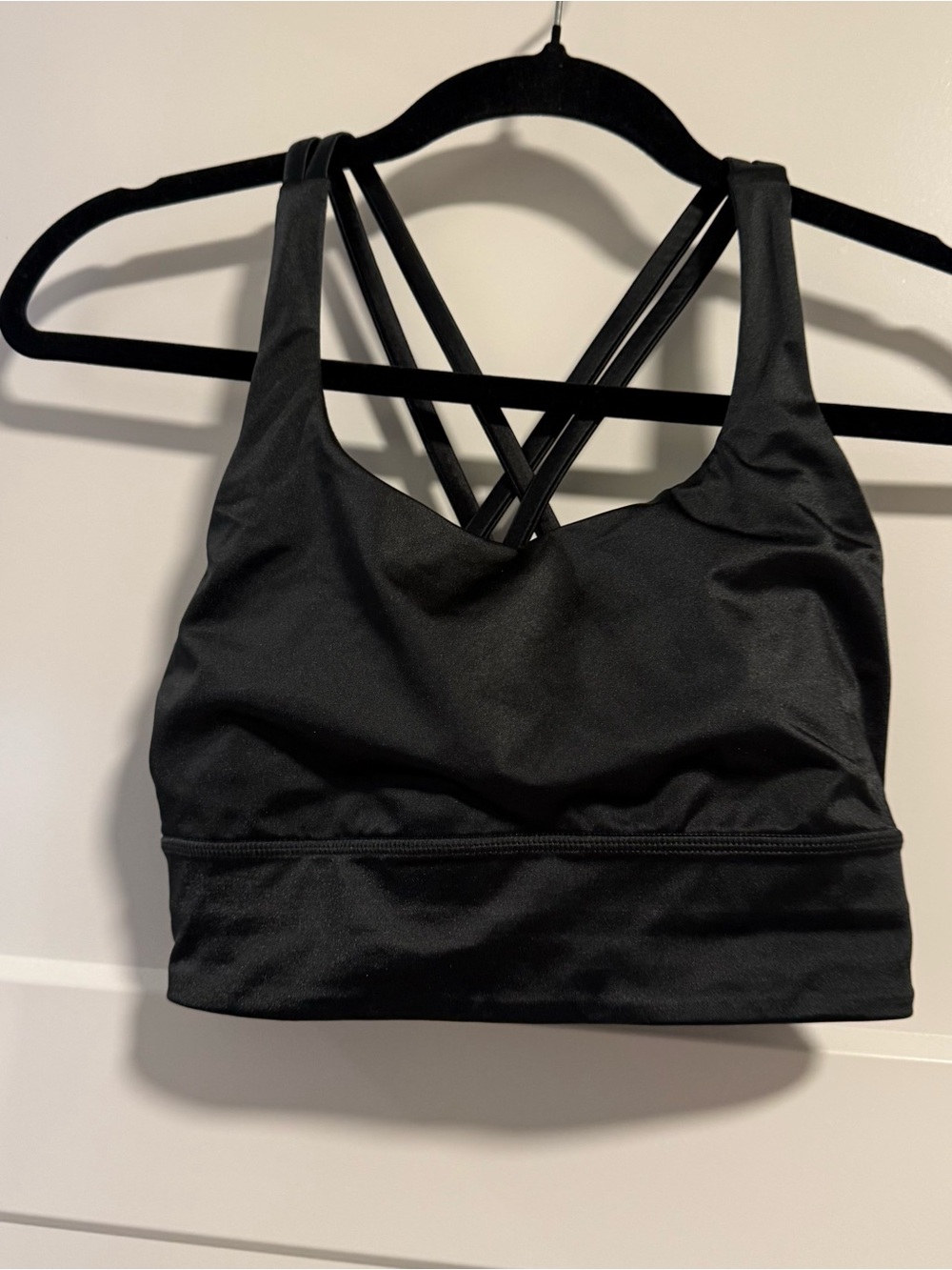 Lululemon Energy Longline Bra Medium Support B–D Cups Satin Shine
Blackened Pine
